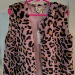 NWT Girl's Leopard Print Vest